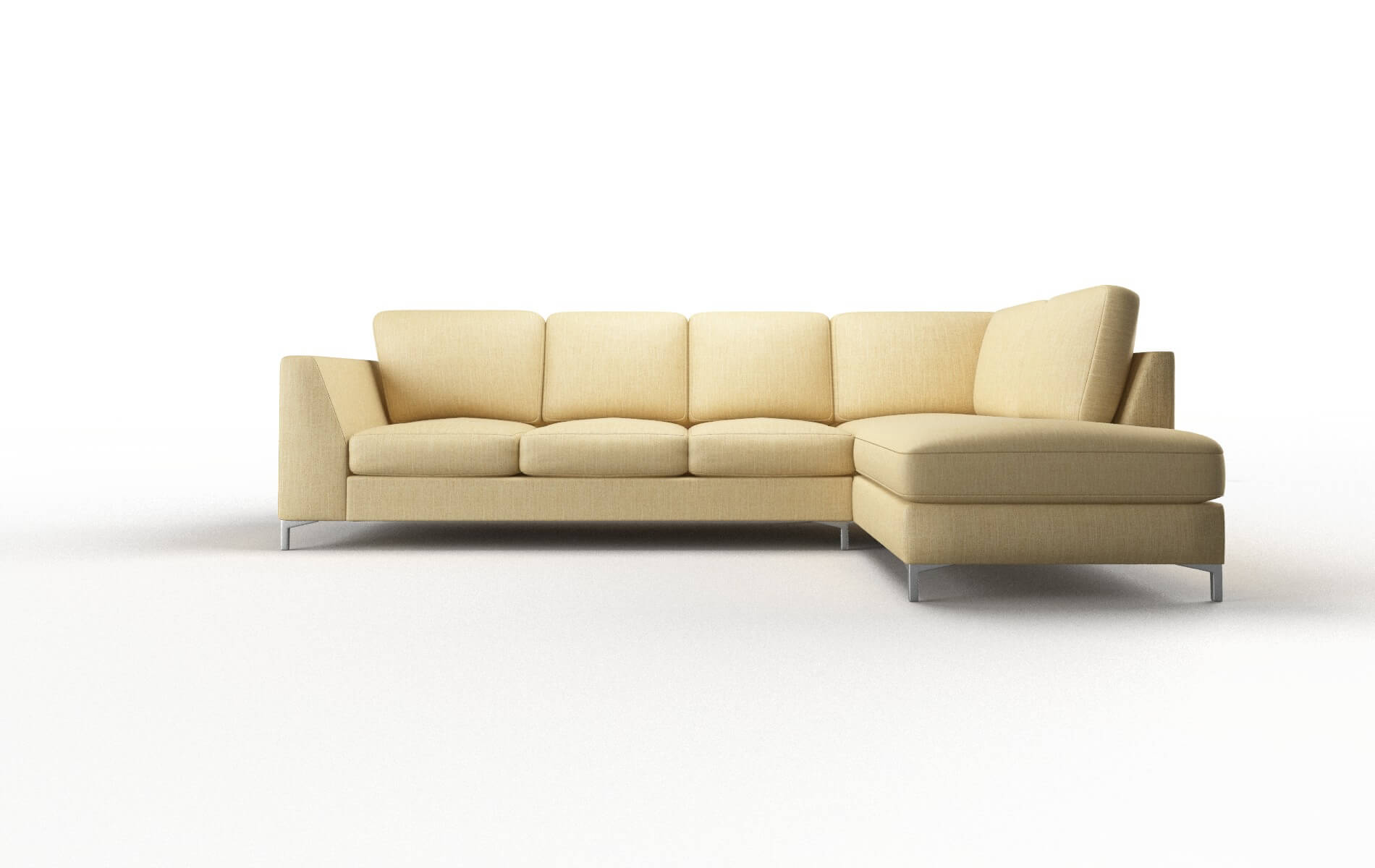 Royal Malibu maize Panel Metal Legs  1