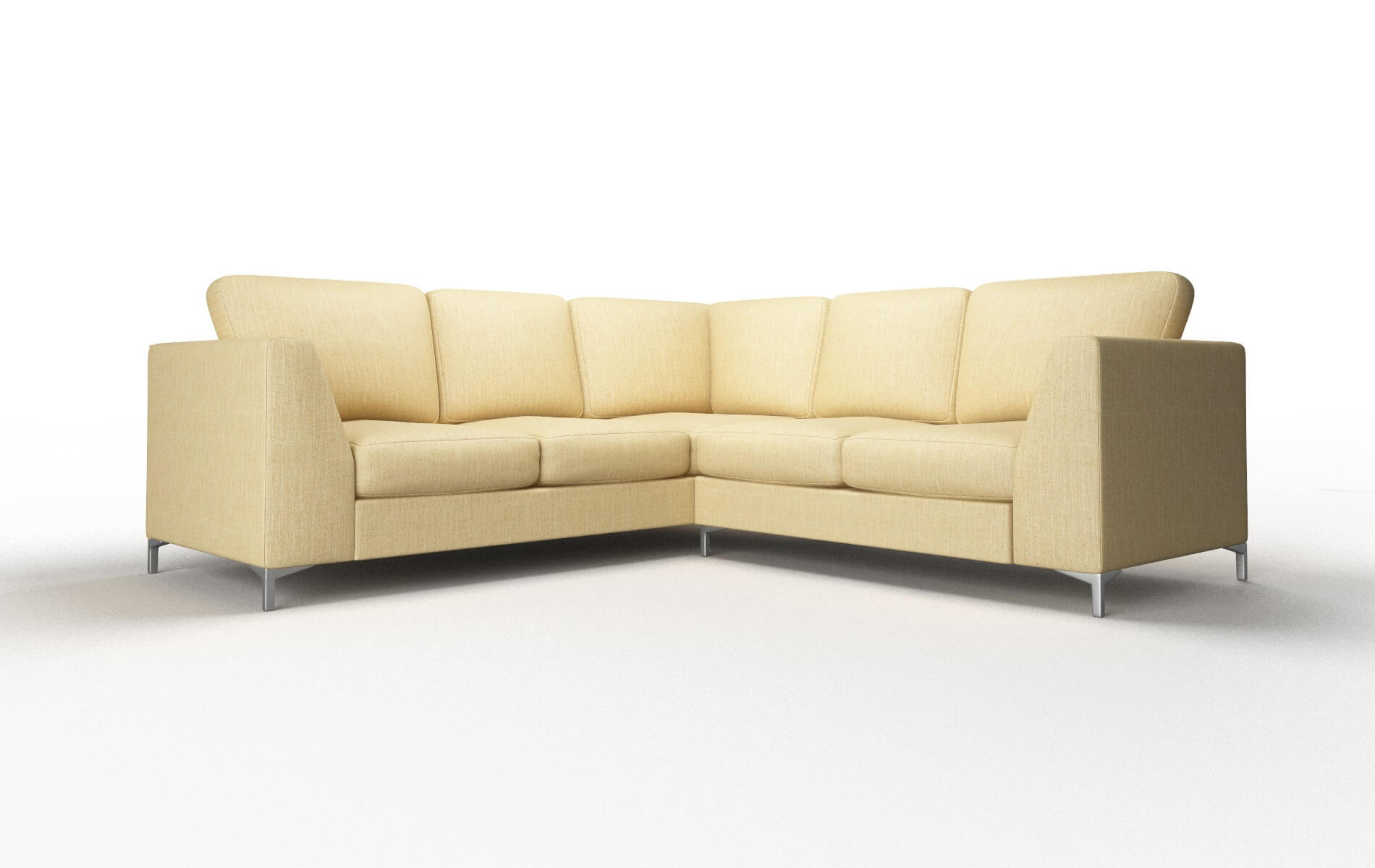 Royal Malibu Maize Sectional metal legs 1