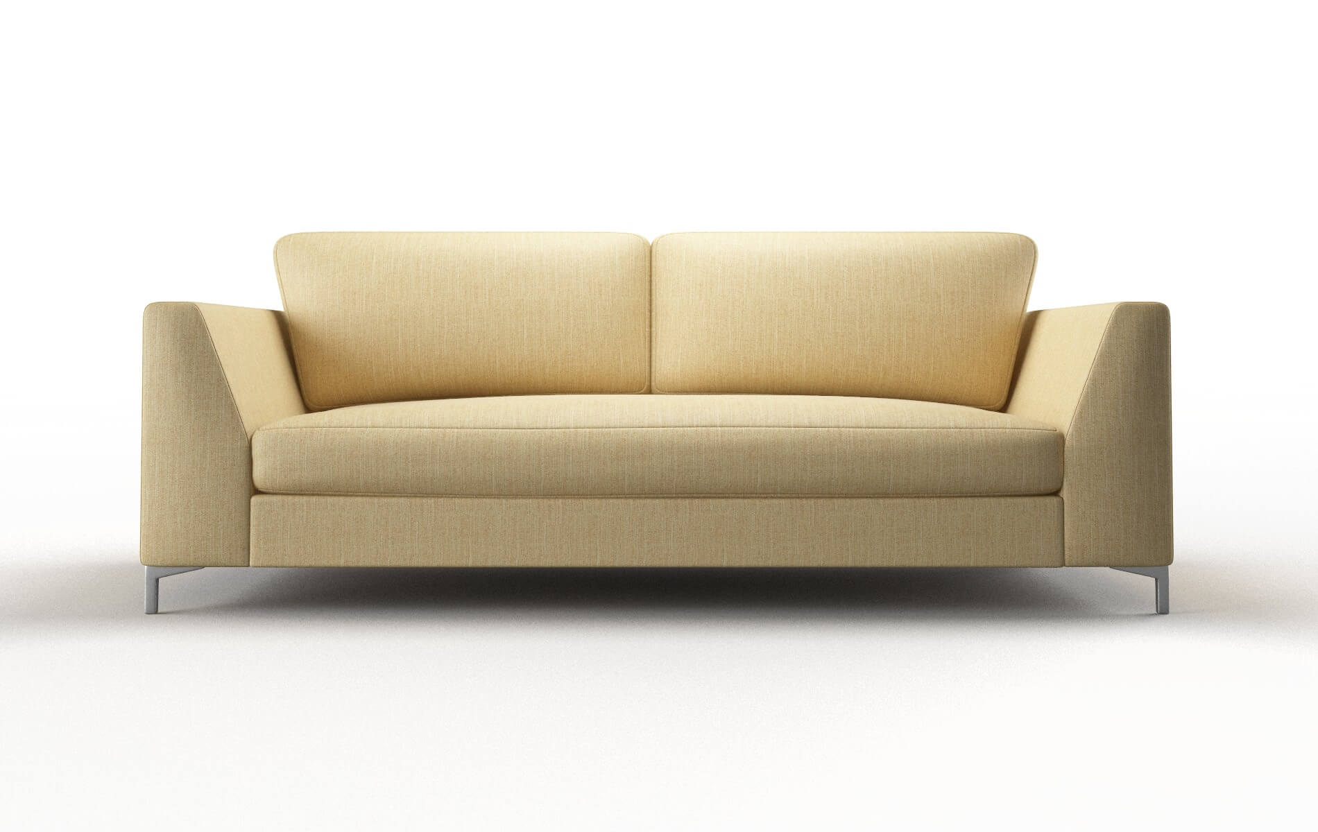 Royal Malibu Maize Sofa metal legs 1