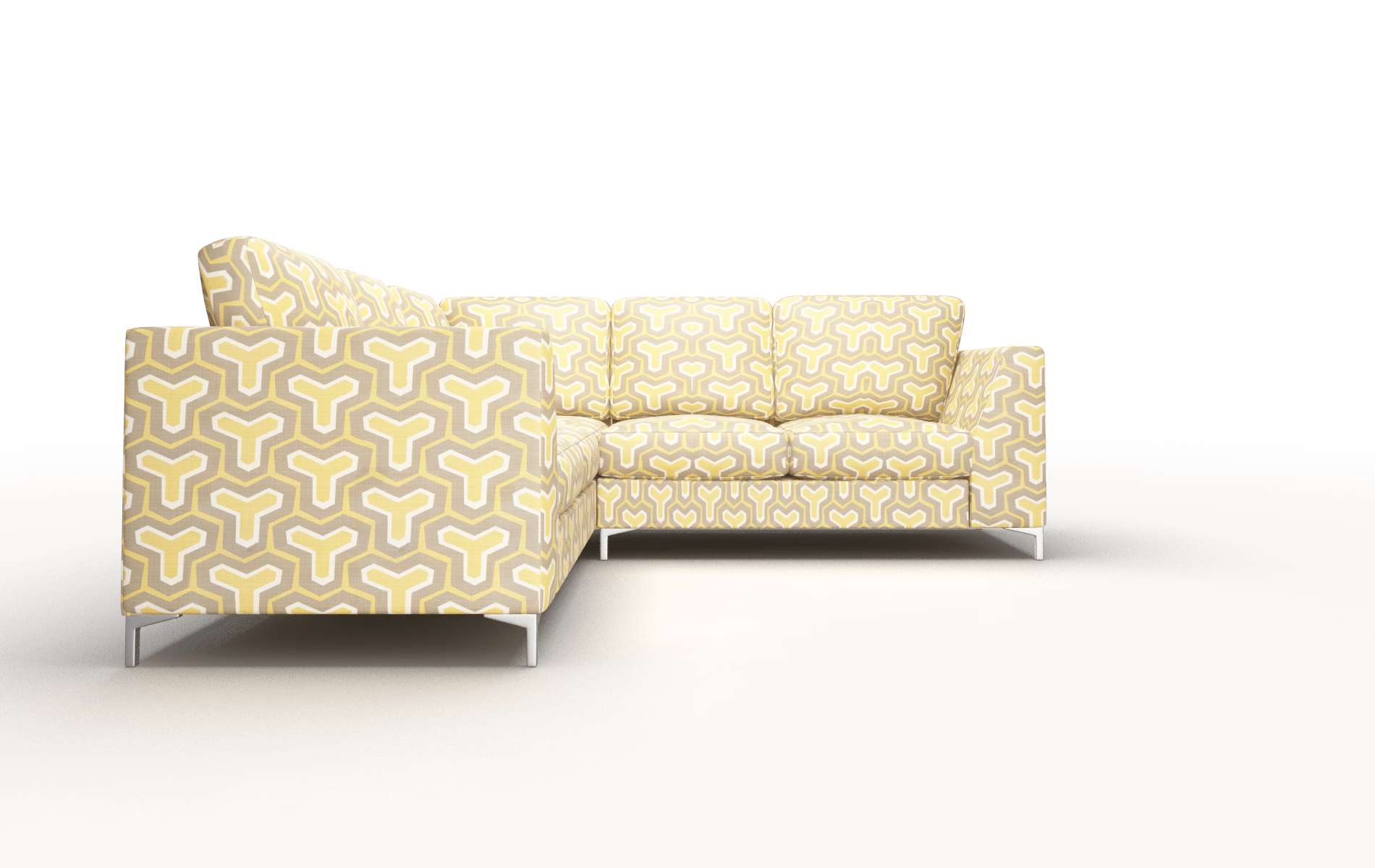 Royal Merci Dijon Sectional metal legs 2