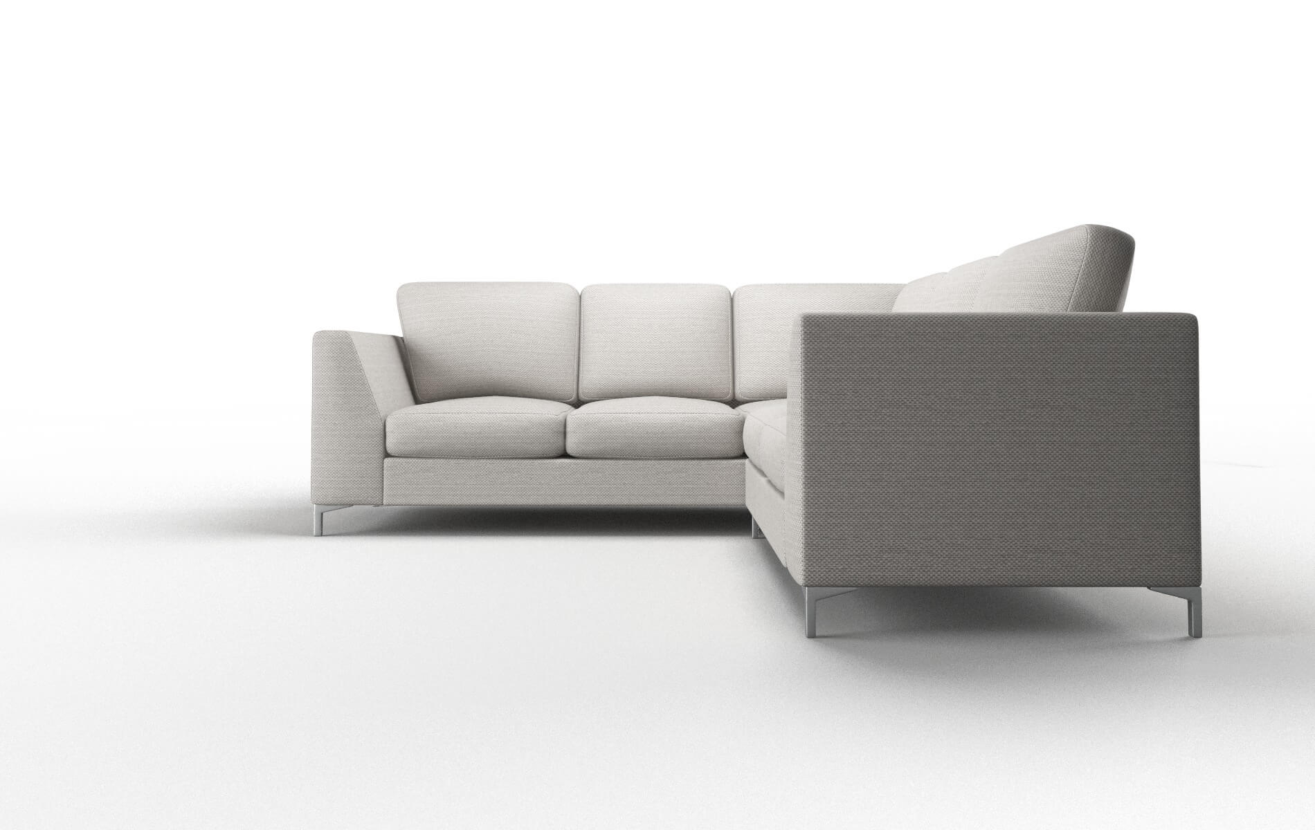 Royal Naples Ash Sectional metal legs 5