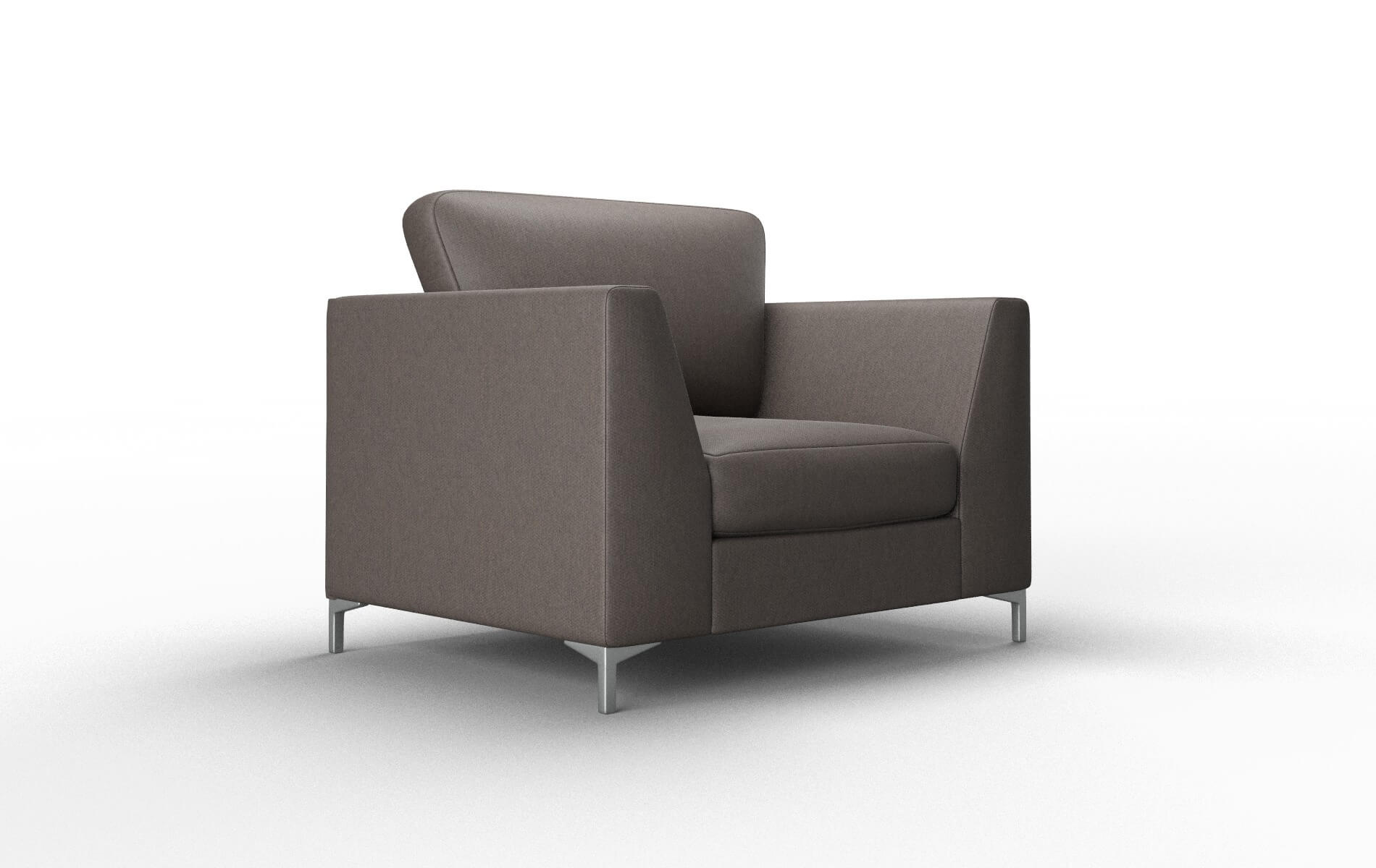 Royal Naples Graphite Chair metal legs 2