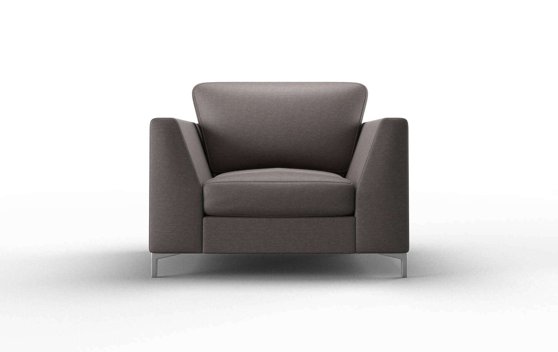 Royal Oscar chocolate Chair Metal Legs  1