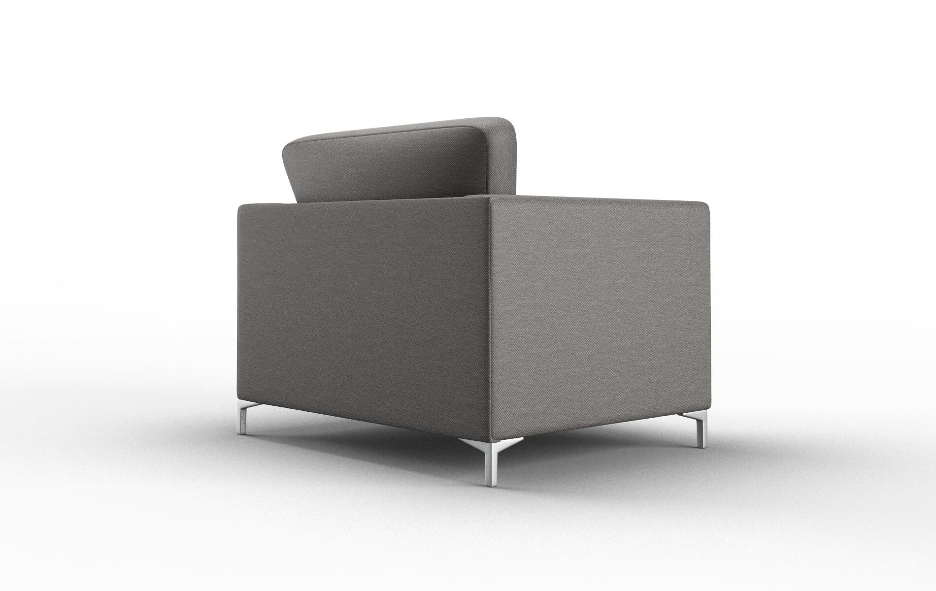 Royal Oscar Grey Chair metal legs 5