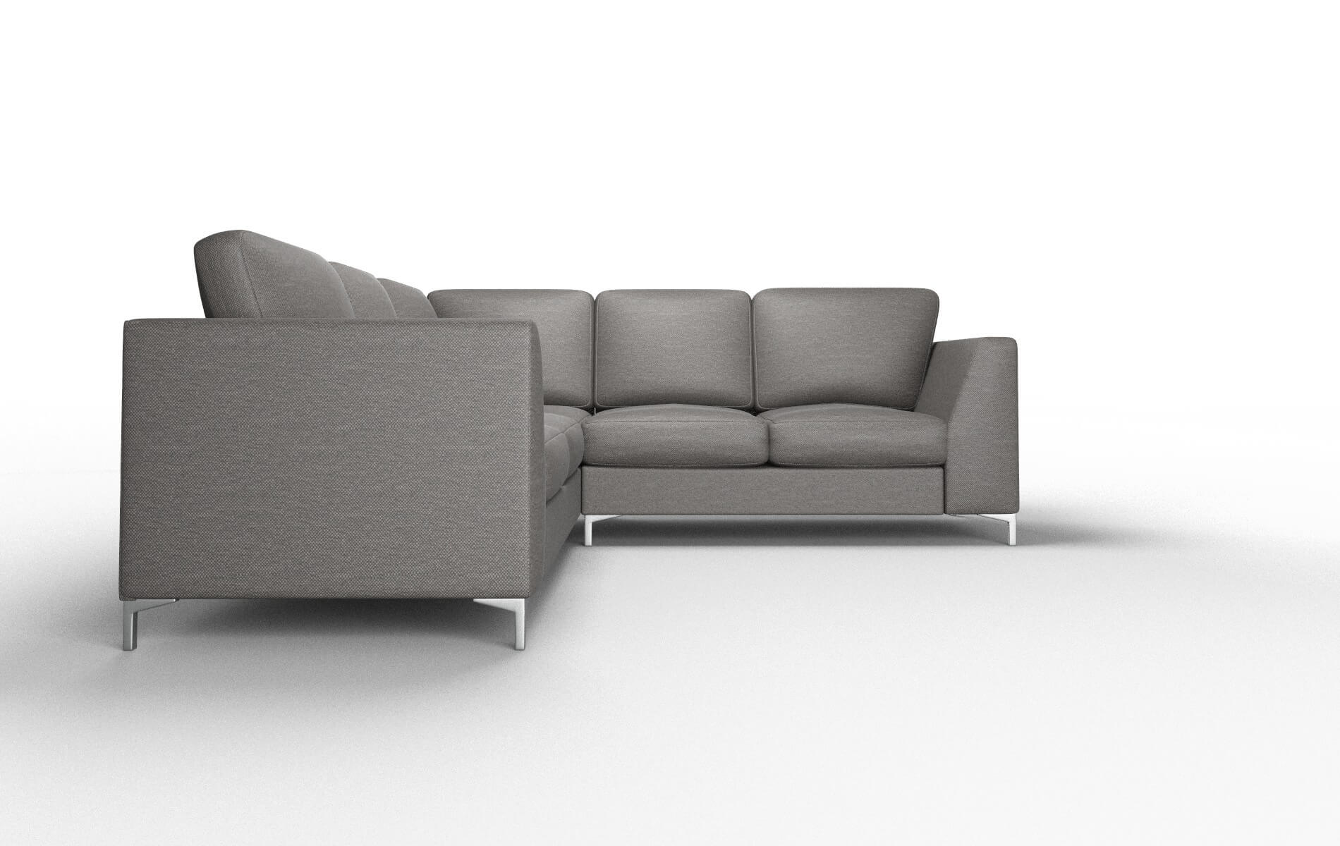 Royal Oscar Grey Sectional metal legs 2