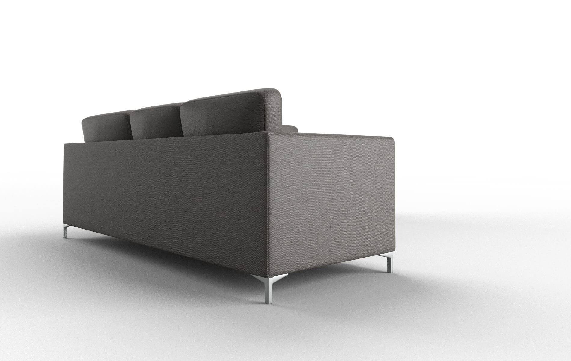 Royal Oscar Grey Sectional metal legs 3