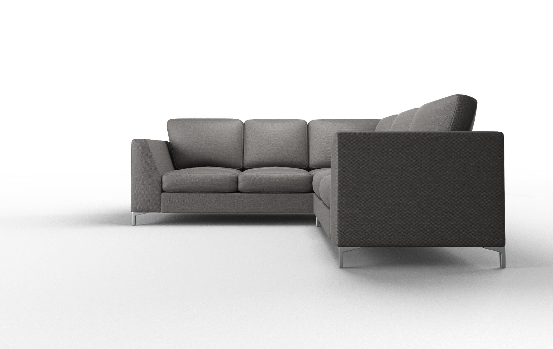 Royal Oscar Grey Sectional metal legs 5