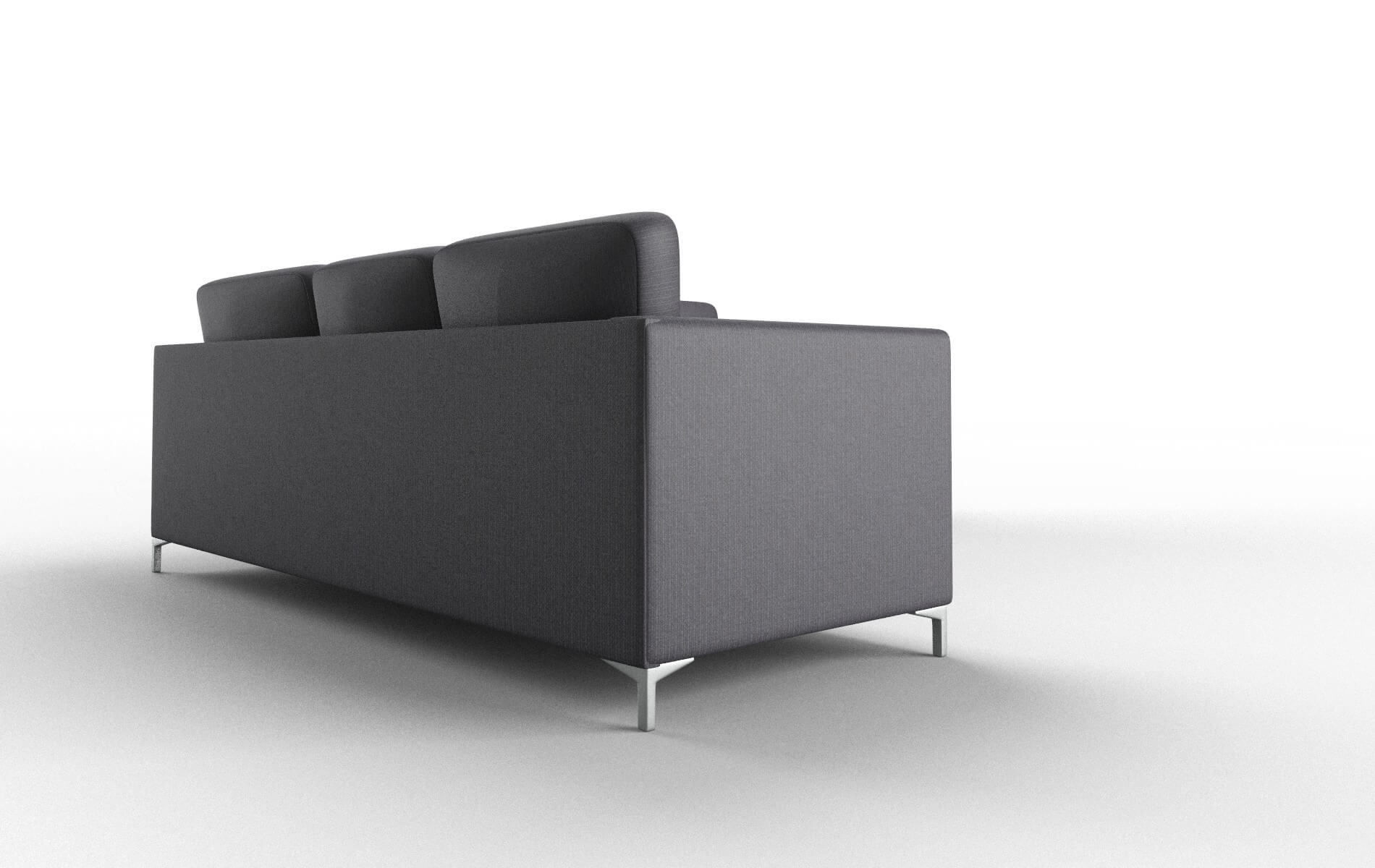 Royal Parker Charcoal Sectional metal legs 3