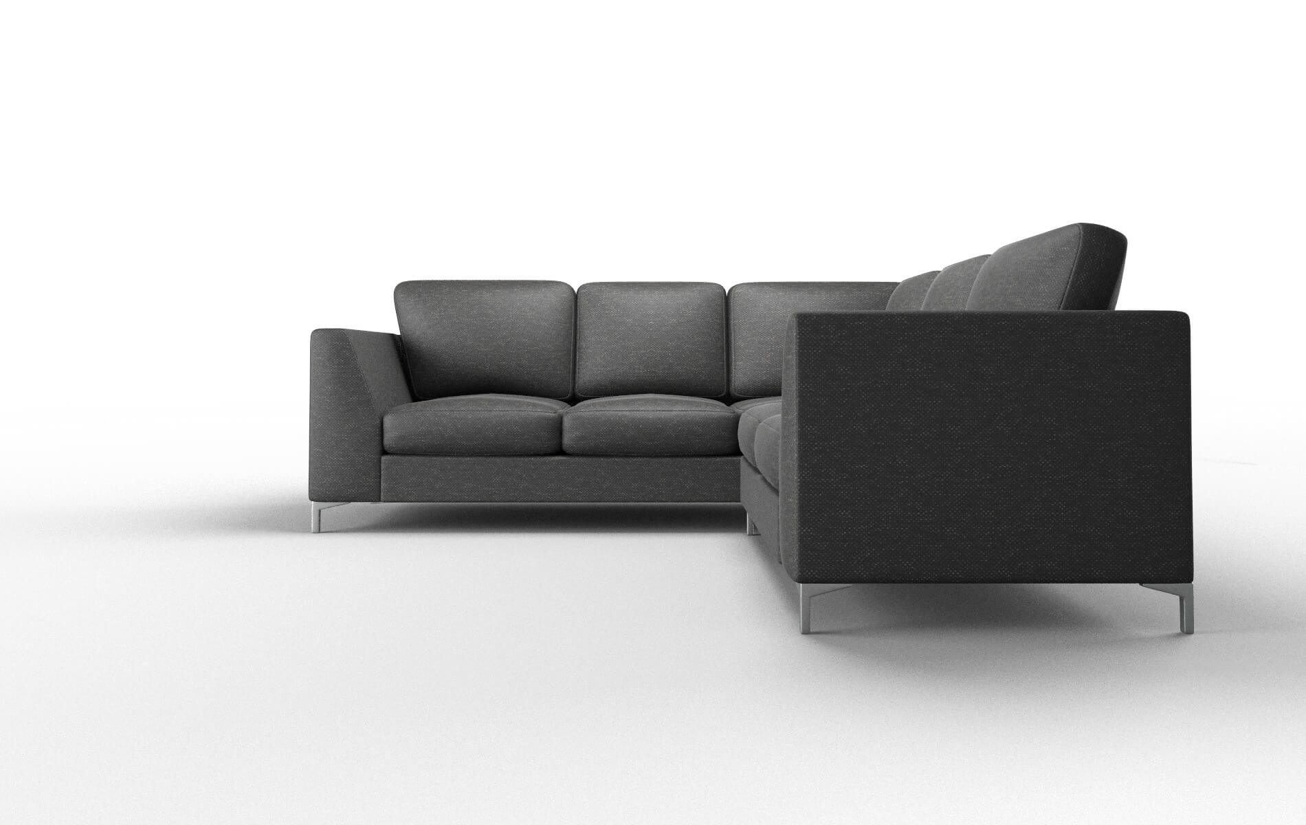 Royal Phoenix Charcoal Sectional metal legs 5