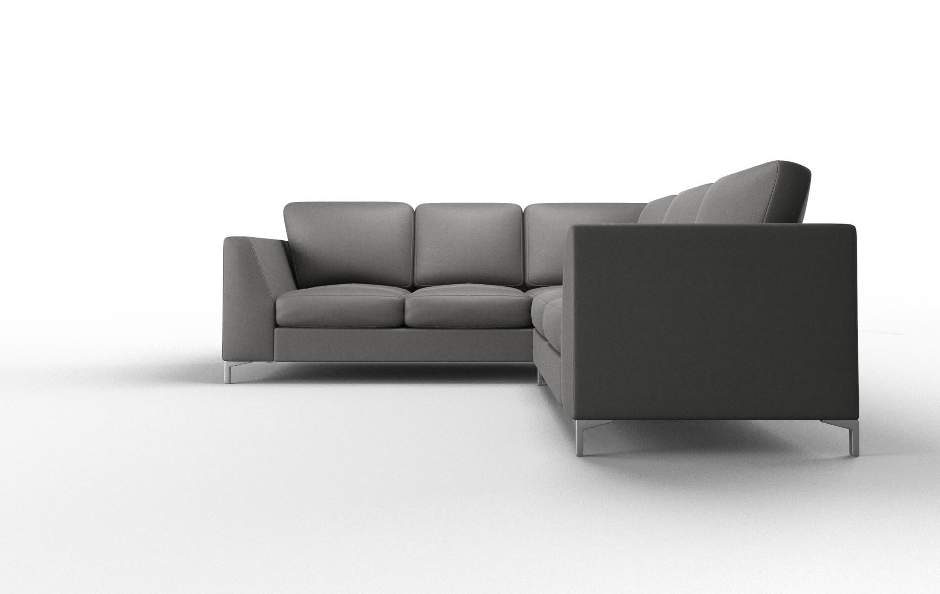 Royal Rocket Charcoal Sectional metal legs 5