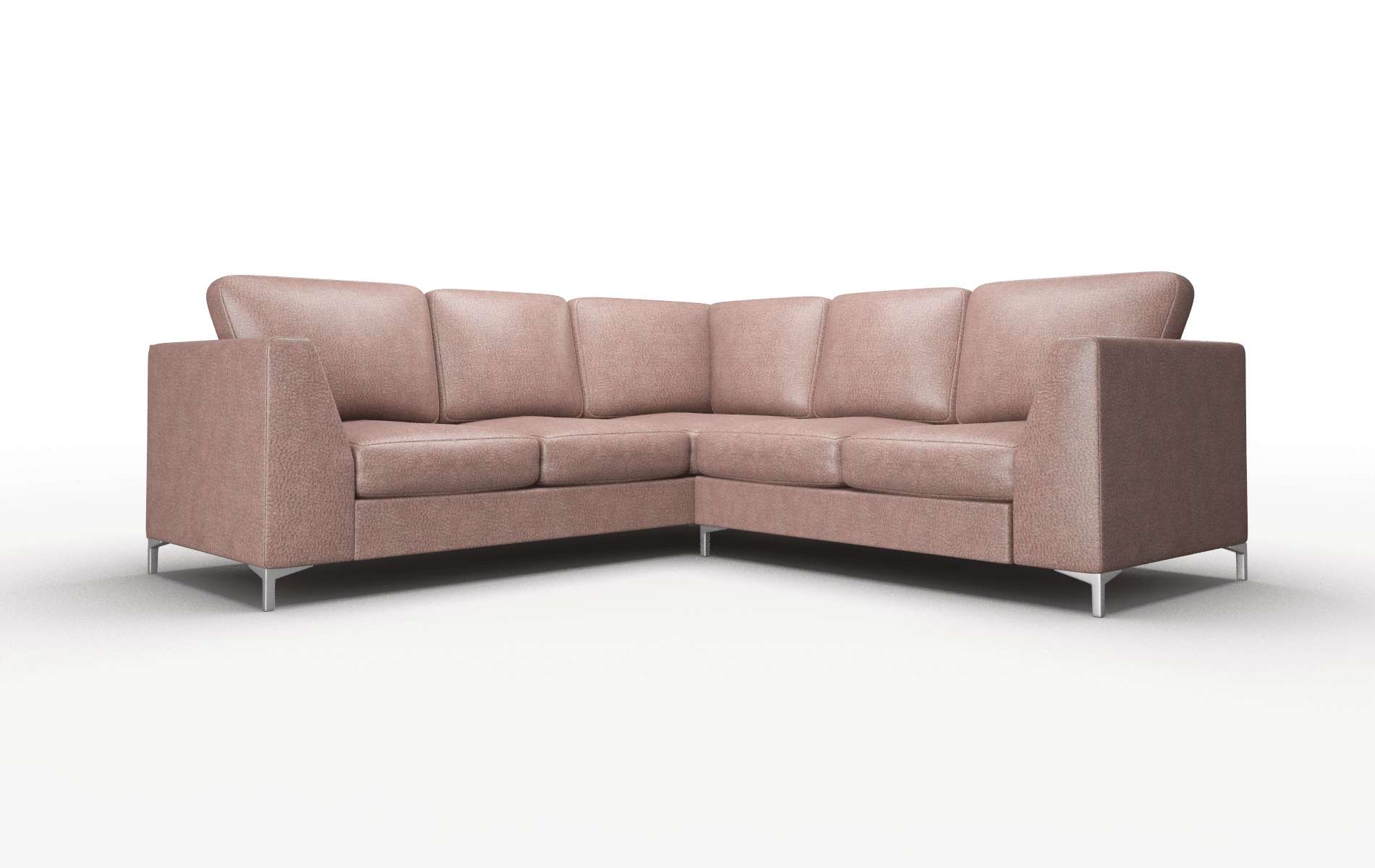 Royal Royale Mocha Sectional metal legs 1