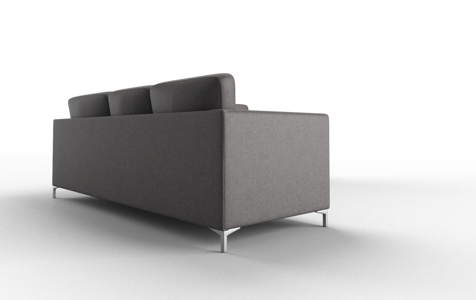 Royal Sasha Grey Sectional metal legs 3