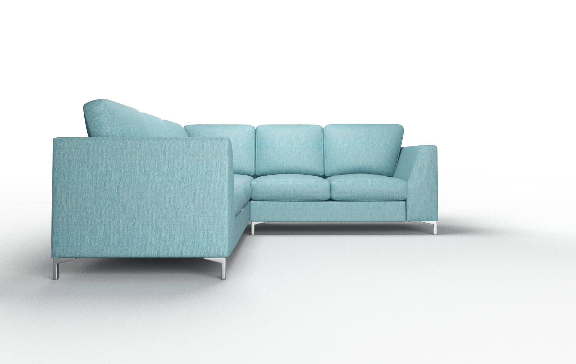 Royal Sorrento Denim Sectional metal legs 2