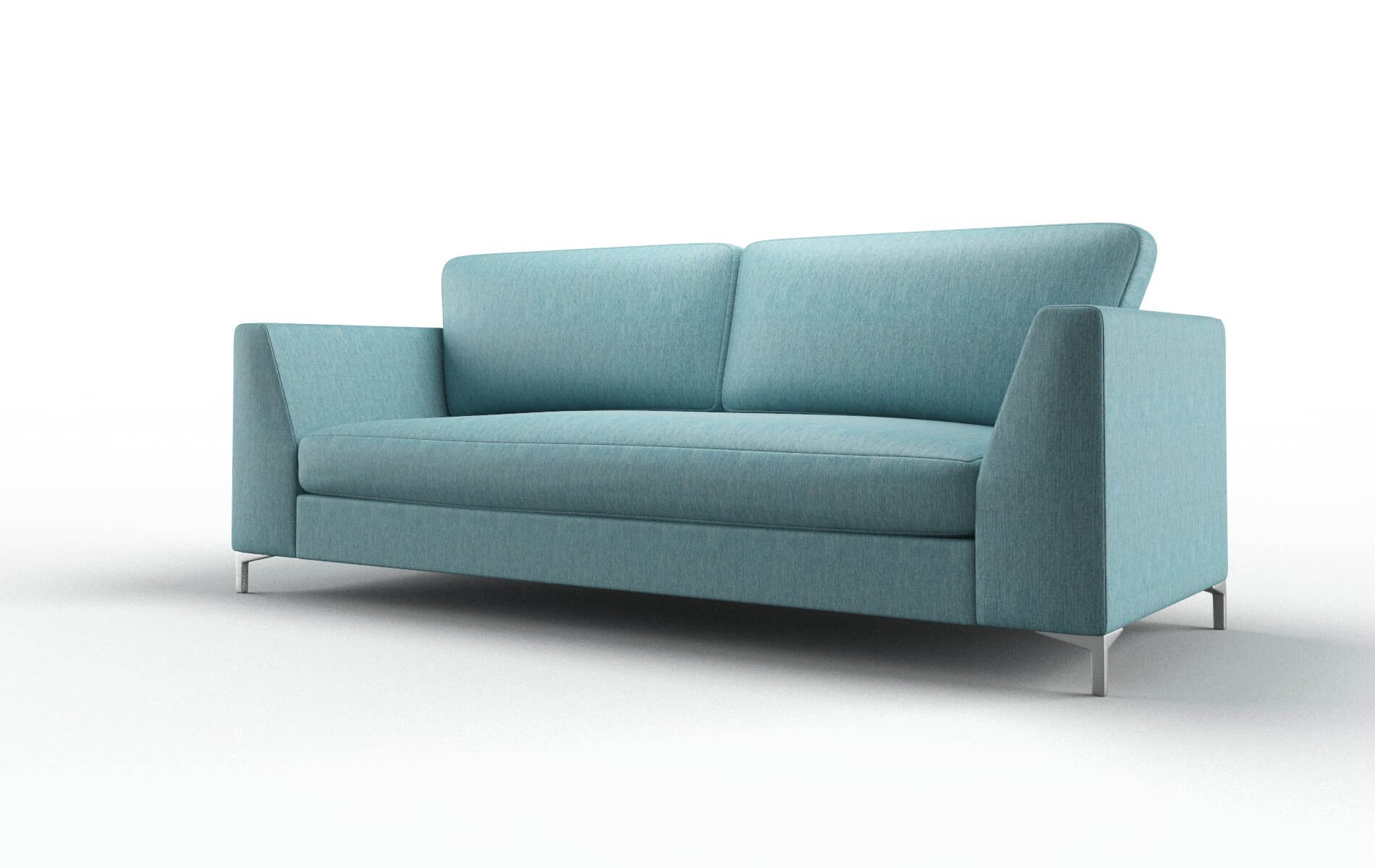 Royal Sorrento Denim Sofa metal legs 4