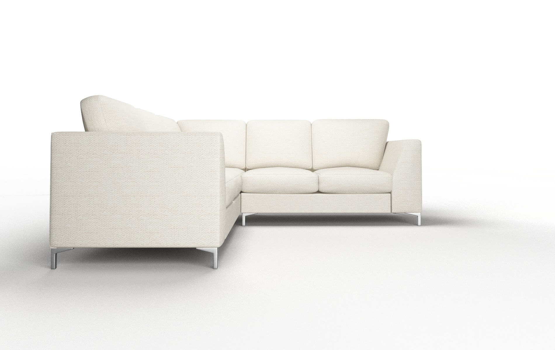 Royal Venus Cream Sectional metal legs 2