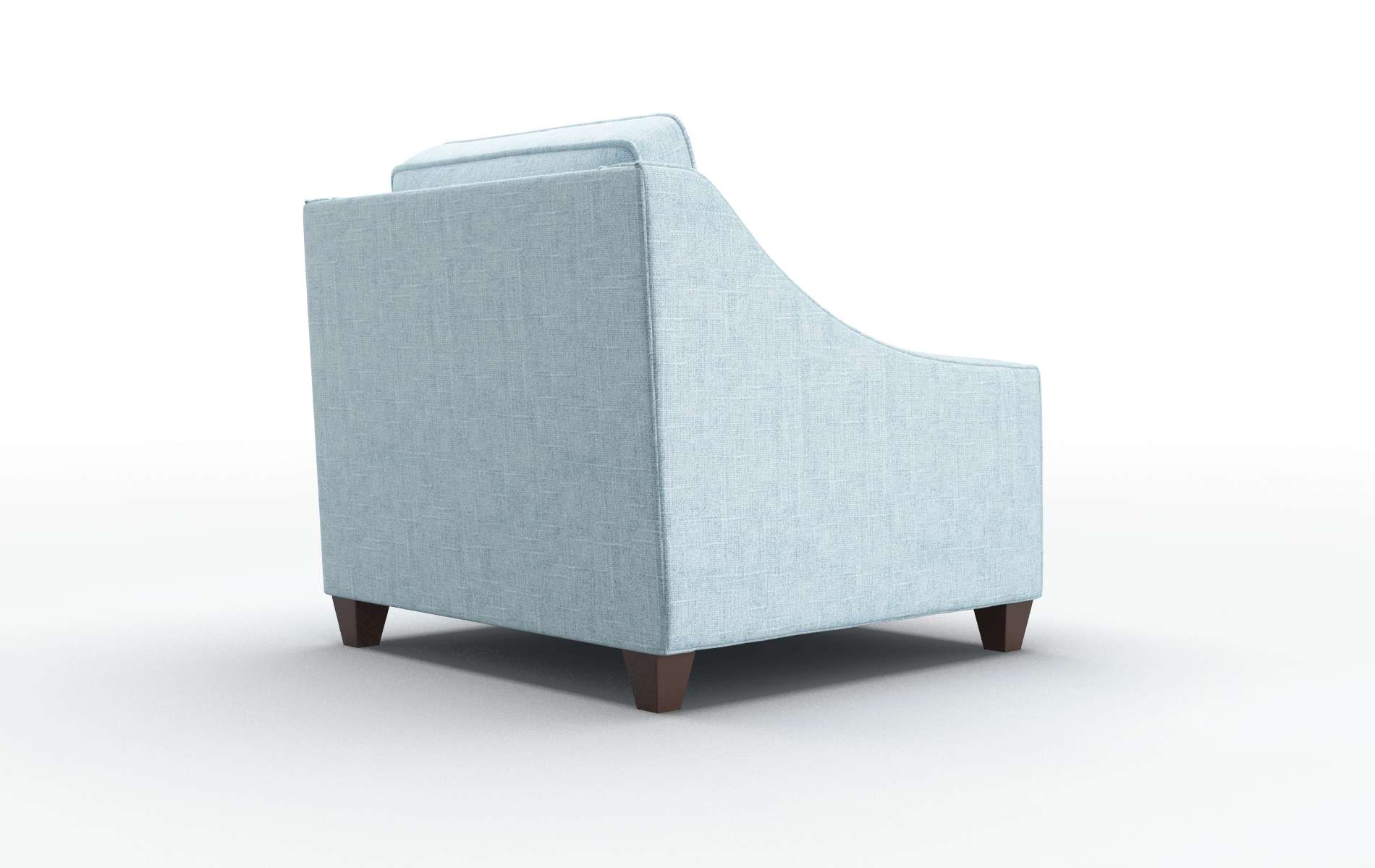 Sanda Atlas Turquoise Chair espresso legs 5
