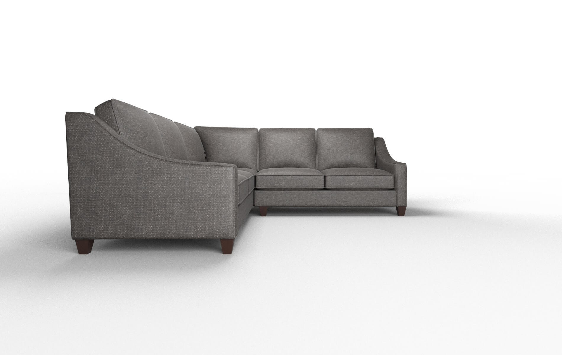 Sanda Avenger Denim Sectional espresso legs 2