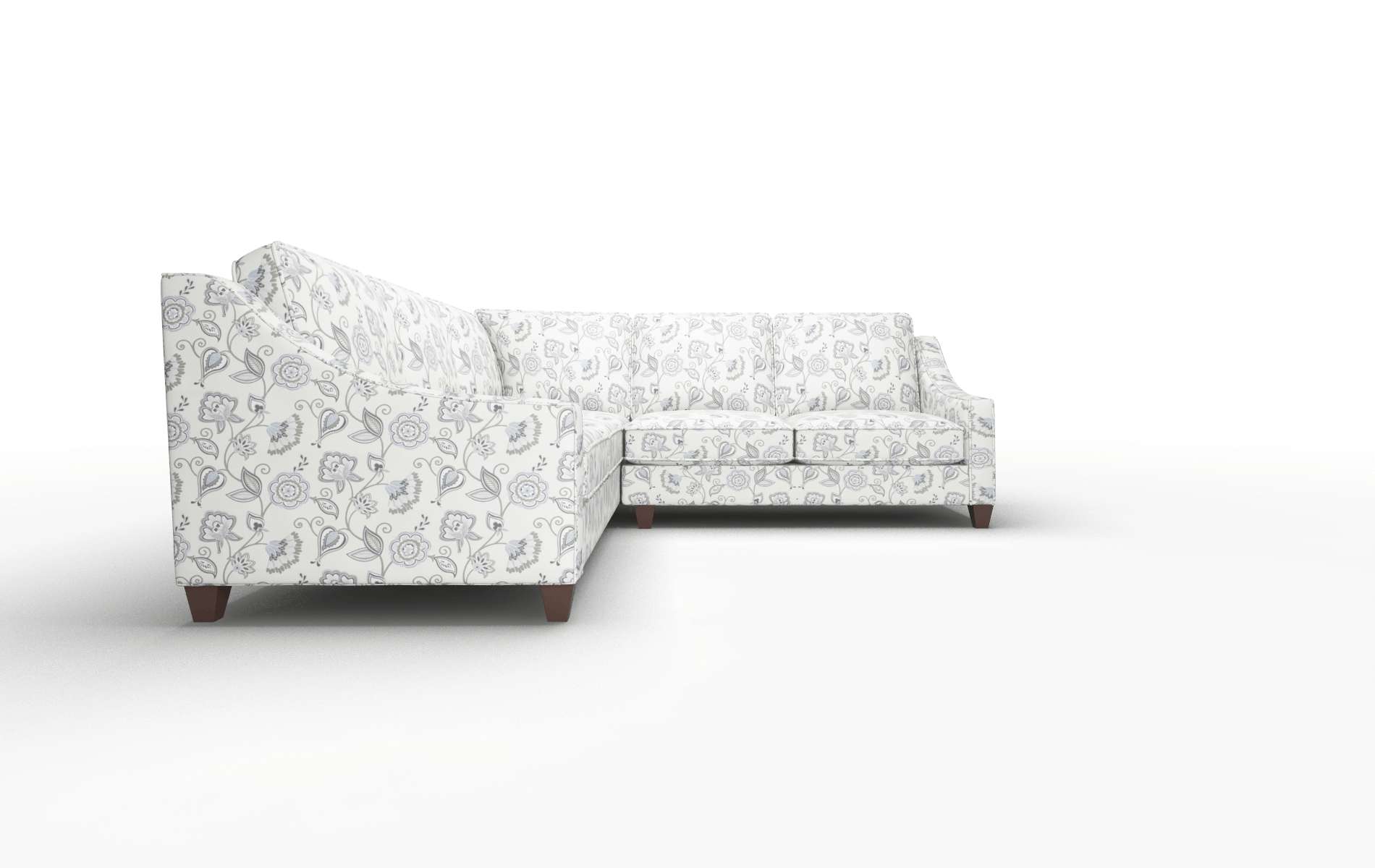 Sanda Avignon Sky Sectional espresso legs 2