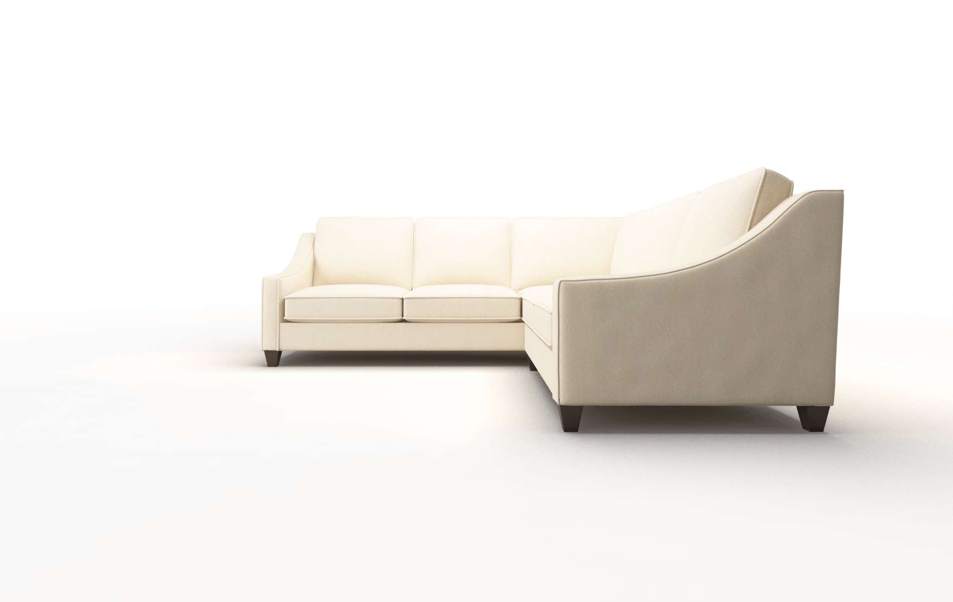 Sanda Bella Buckwheat Sectional espresso legs 5