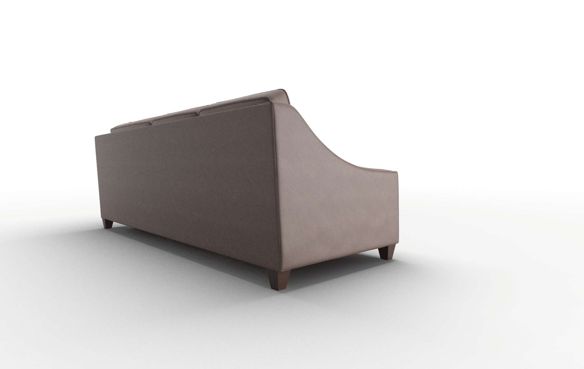 Sanda Bella Espresso Sectional espresso legs 3