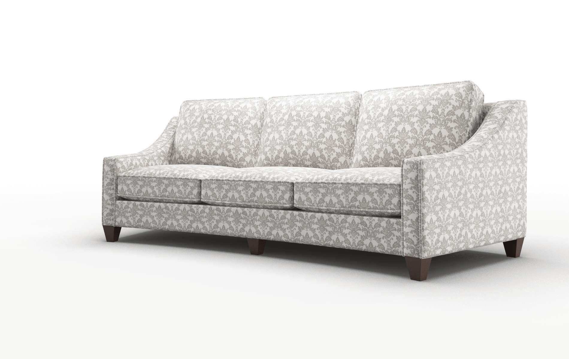 Sanda Bergamo Dove Sofa espresso legs 4