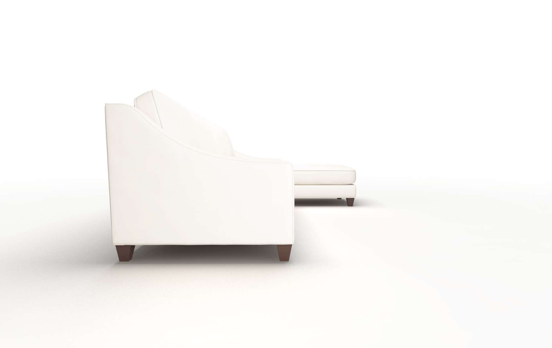 Sanda Blanche Milky Panel espresso legs 3