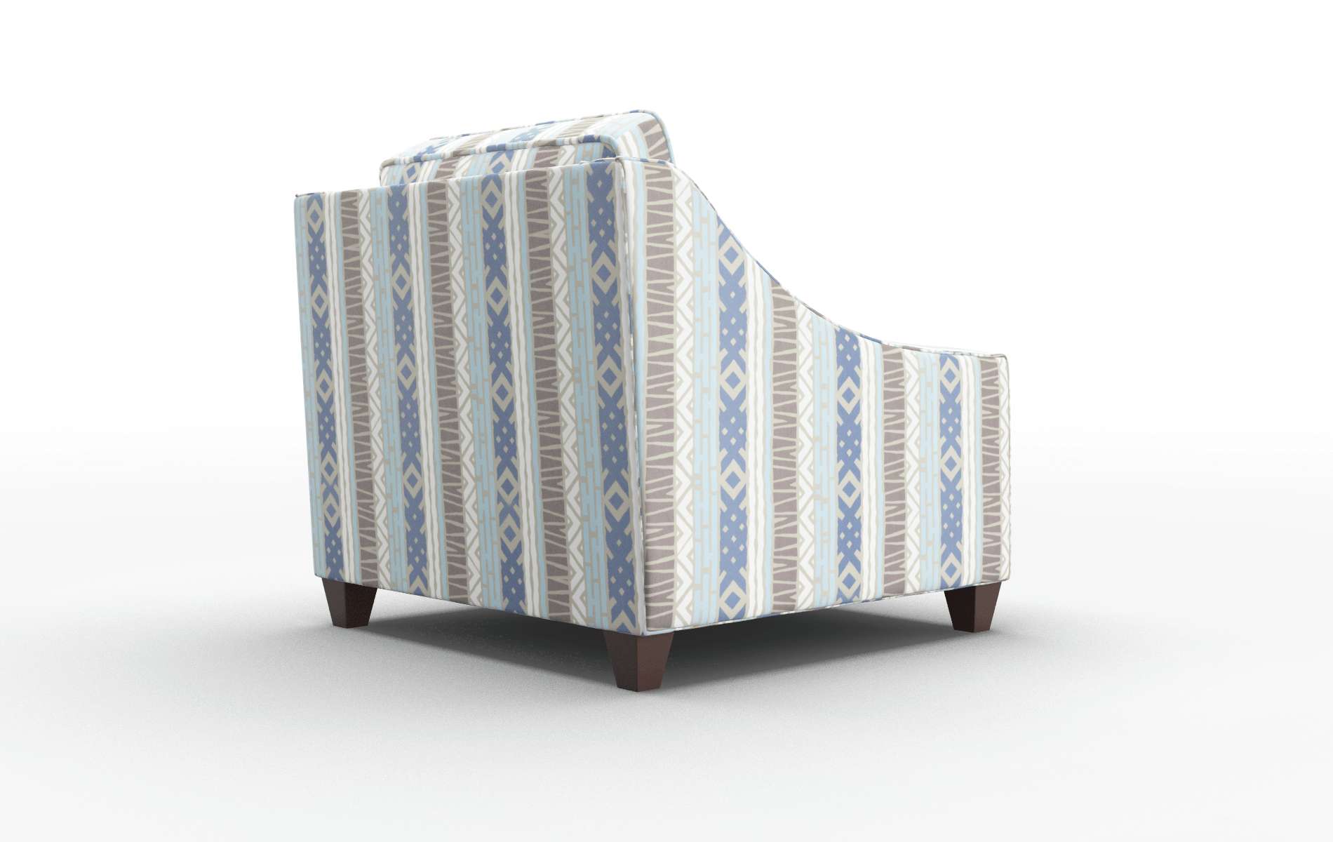 Sanda Bodhi Indigo Chair espresso legs 5