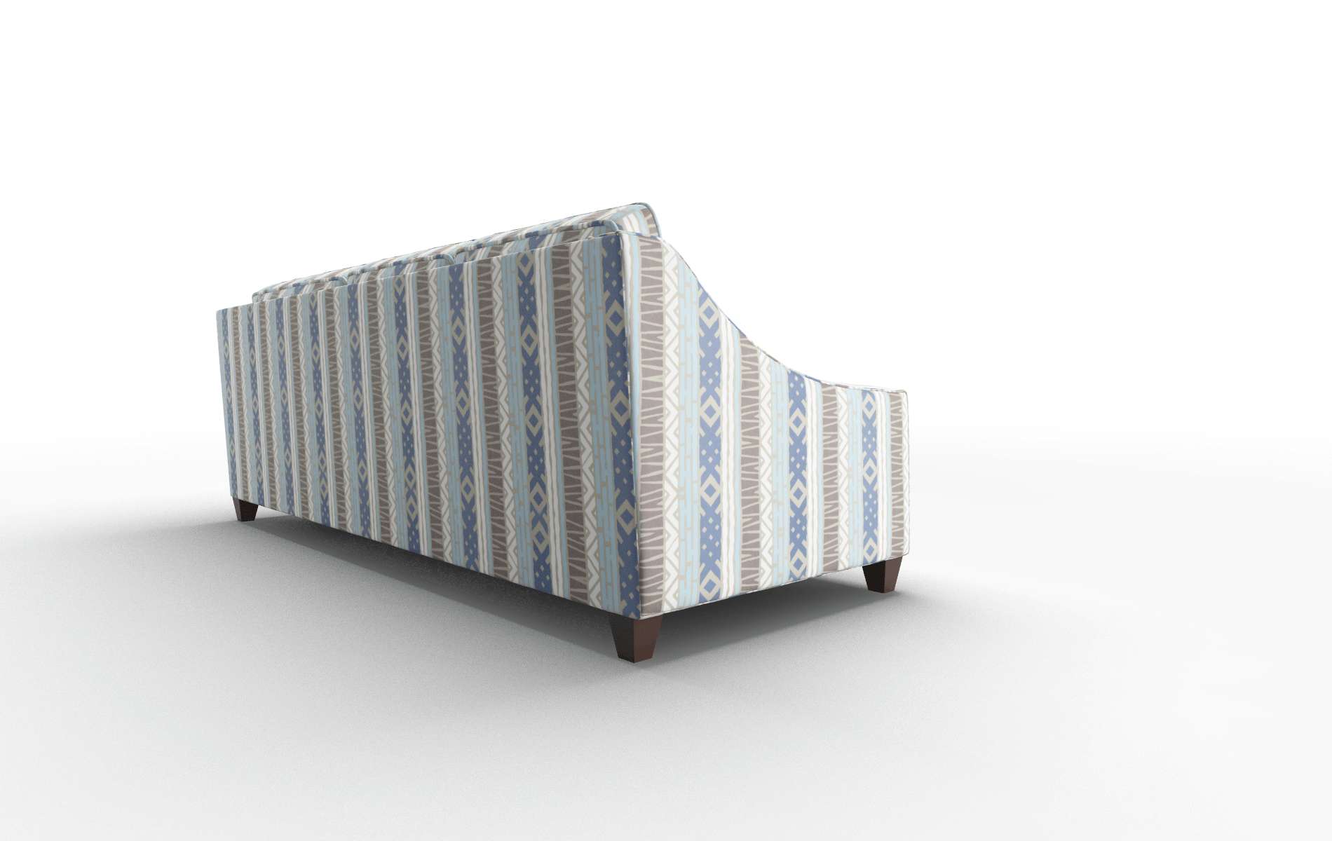 Sanda Bodhi Indigo Sectional espresso legs 3