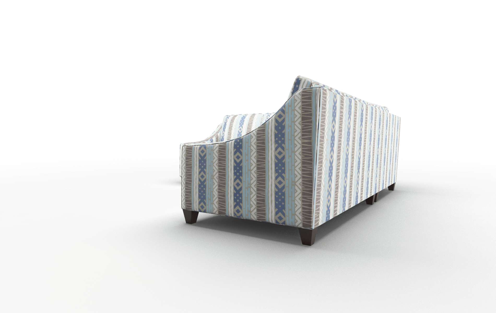Sanda Bodhi Indigo Sectional espresso legs 4