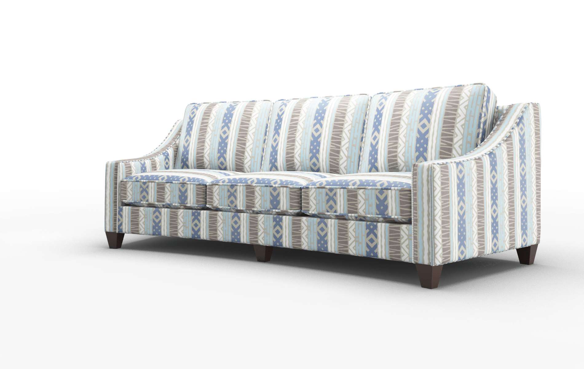 Sanda Bodhi Indigo Sofa espresso legs 4