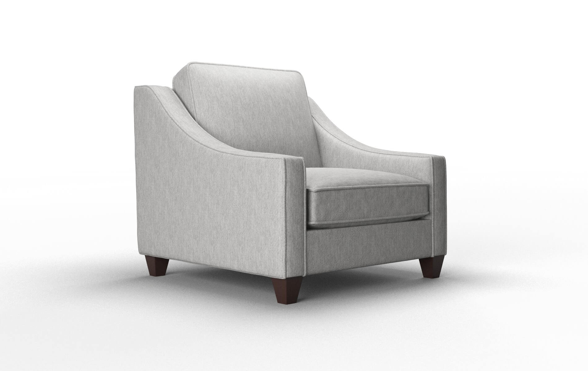 Sanda Bungalow Graphite Chair espresso legs 2