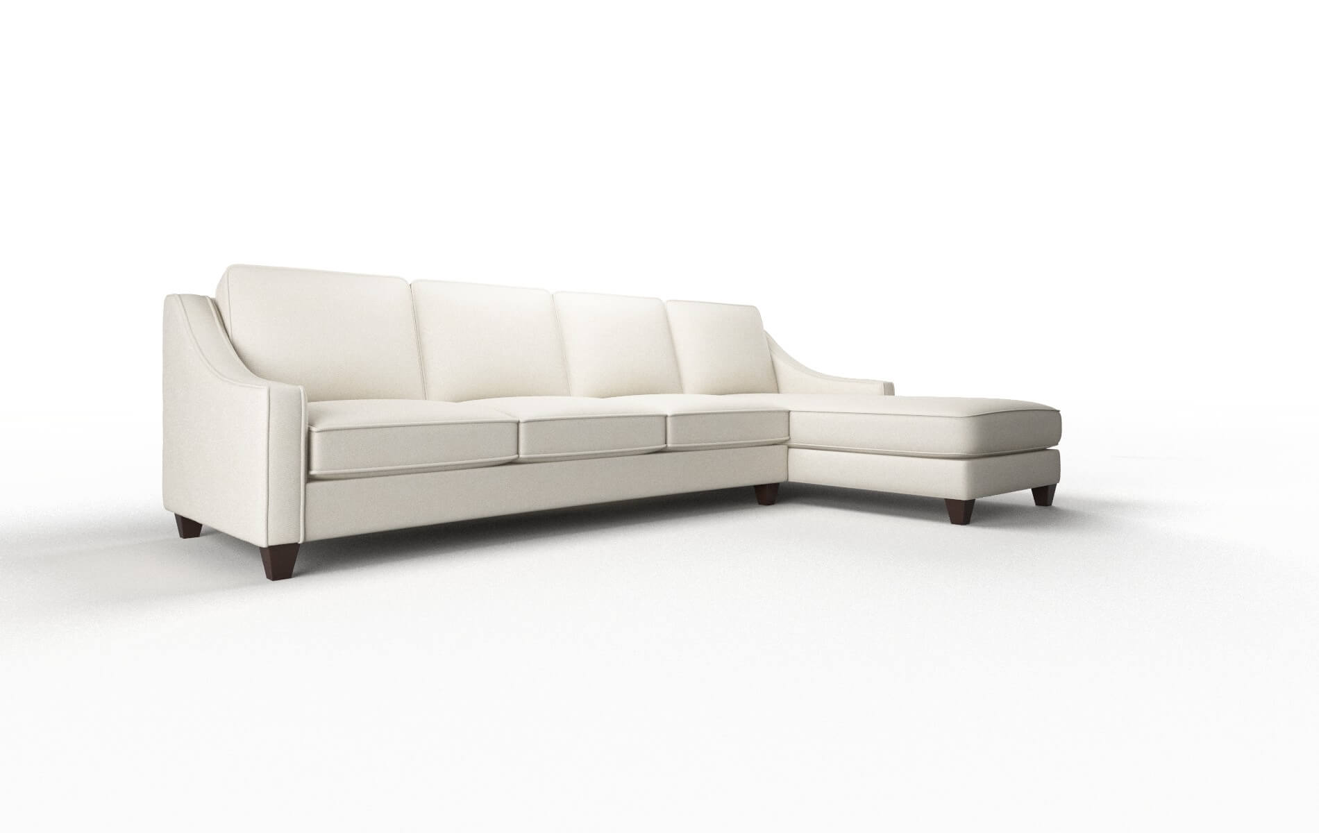 Sanda Bungalow Ivory Panel espresso legs 2