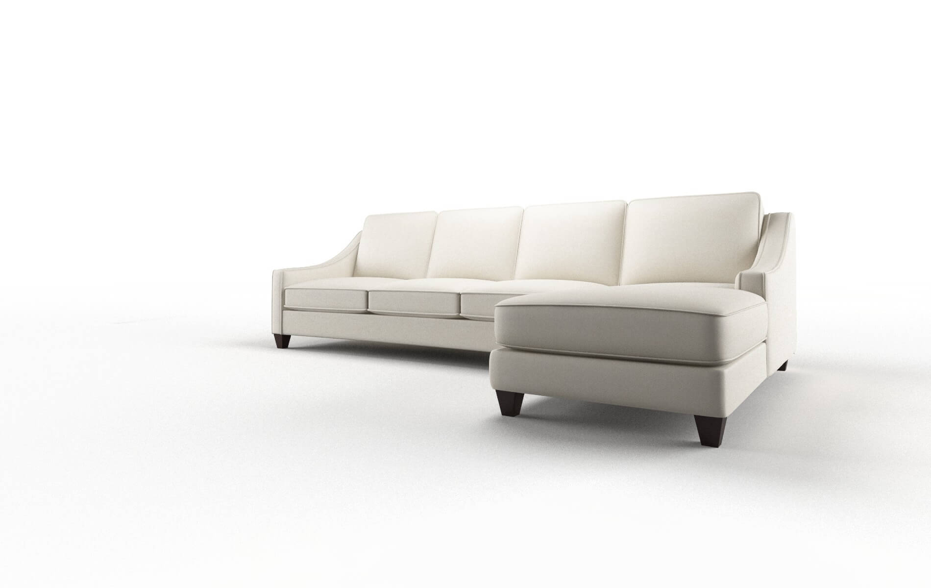 Sanda Bungalow Ivory Panel espresso legs 4