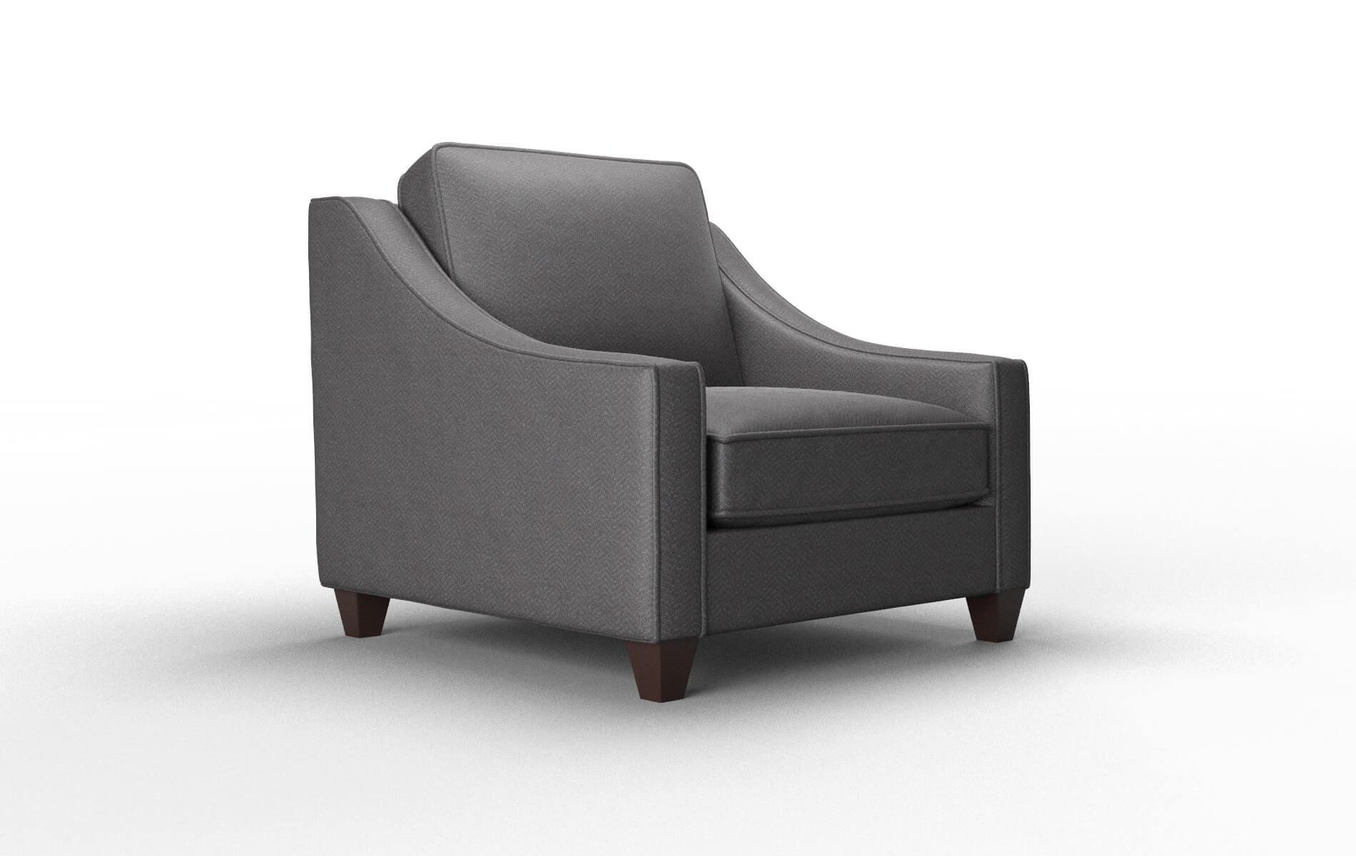 Sanda Catalina Charcoal Chair espresso legs 2