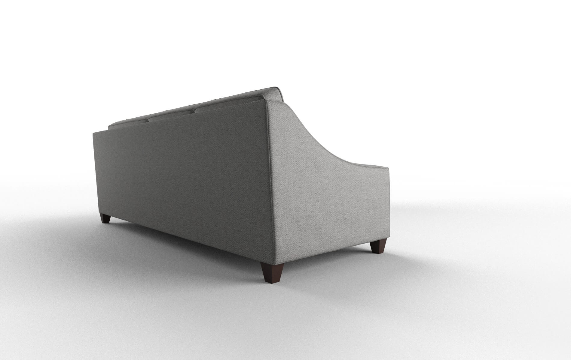 Sanda Catalina Steel Sectional espresso legs 3