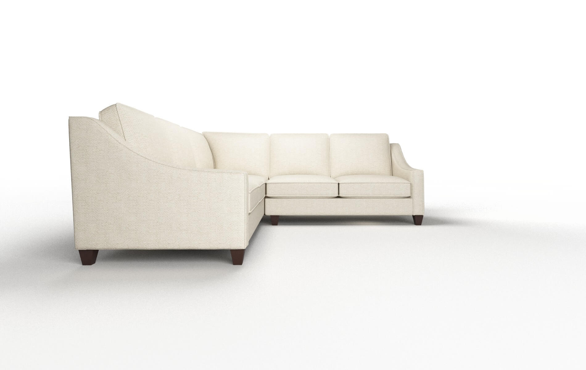 Sanda Catalina Wheat Sectional espresso legs 2