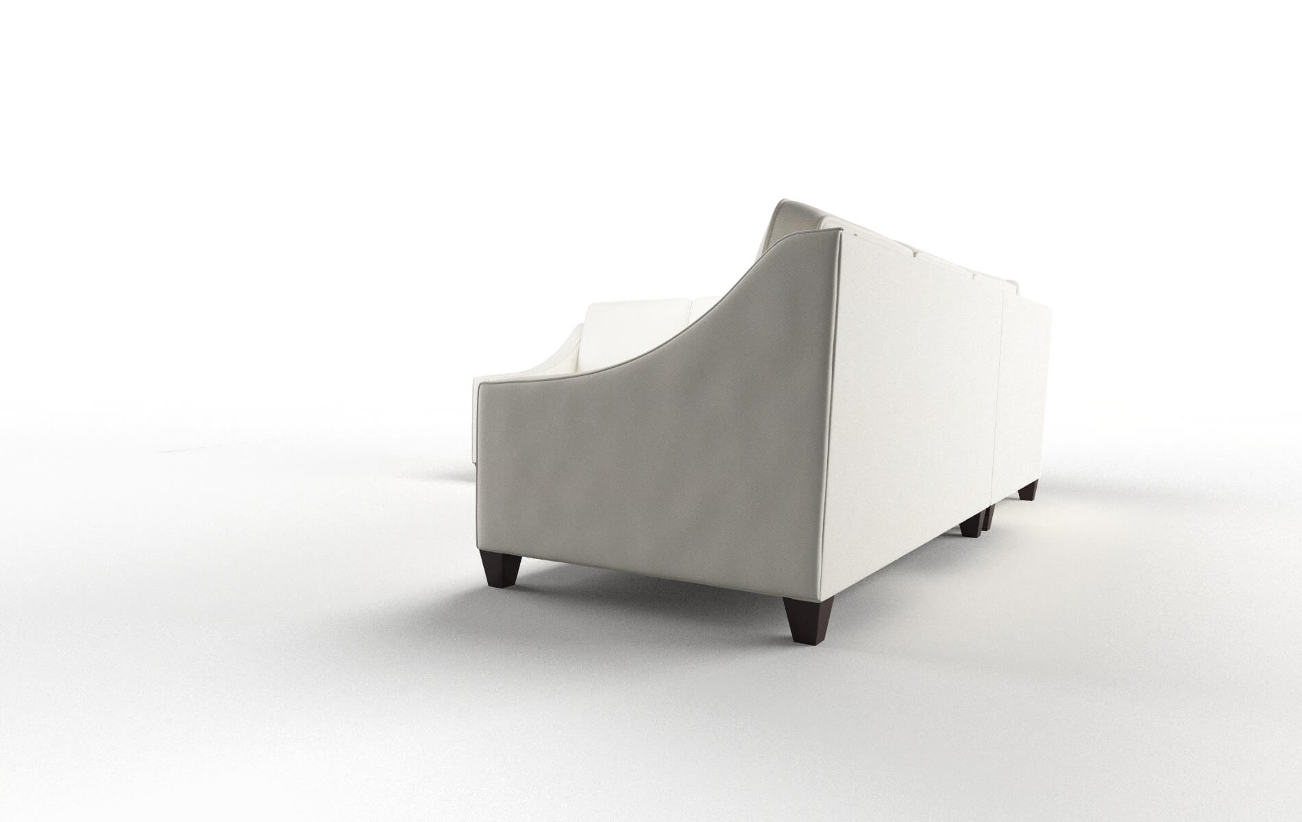 Sanda Chance Bone Sectional espresso legs 4