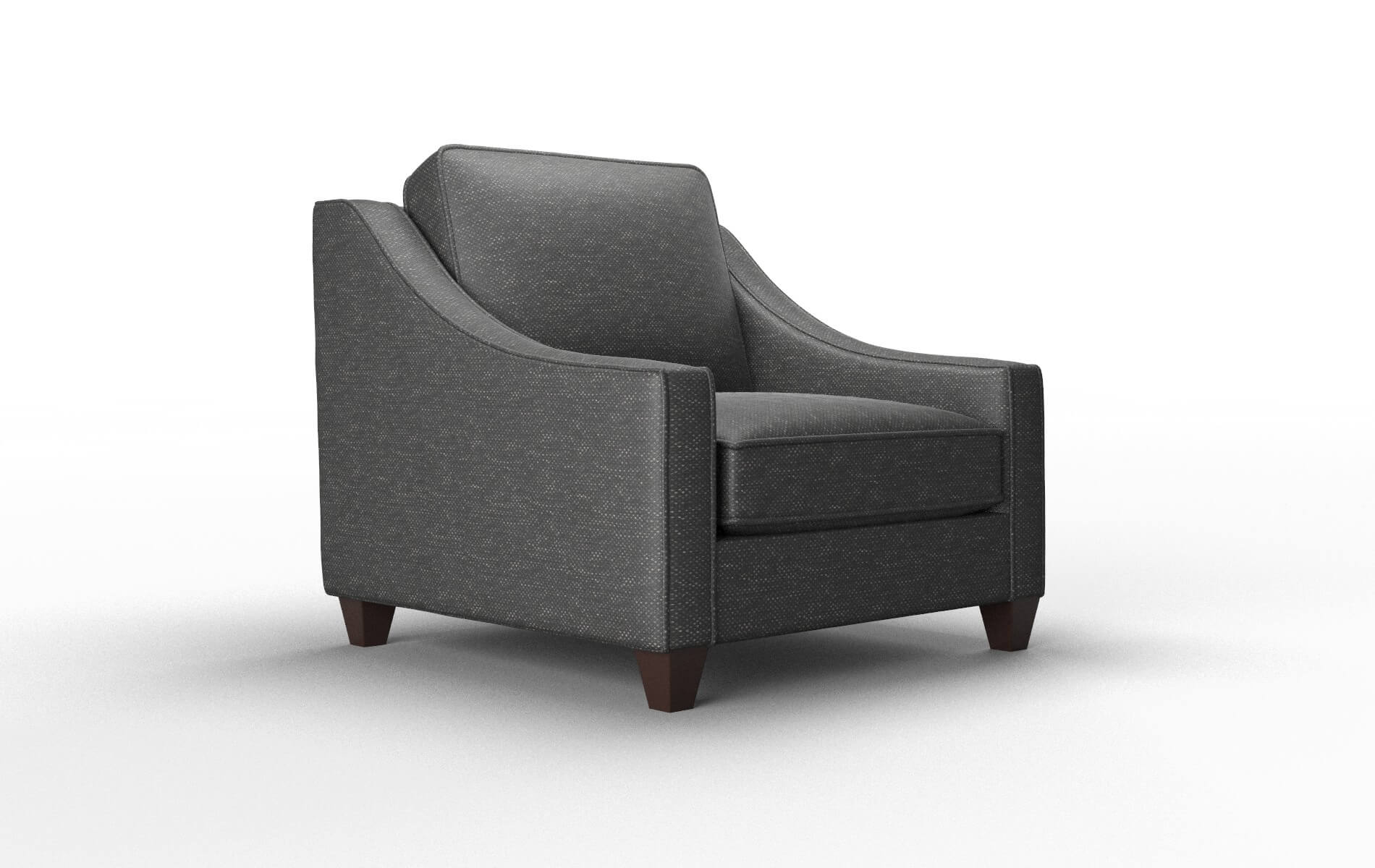 Sanda Chance Denim Chair espresso legs 2