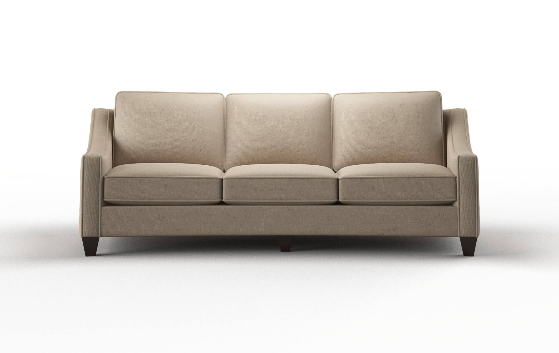 Sanda Chance Platinum Sofa espresso legs 1