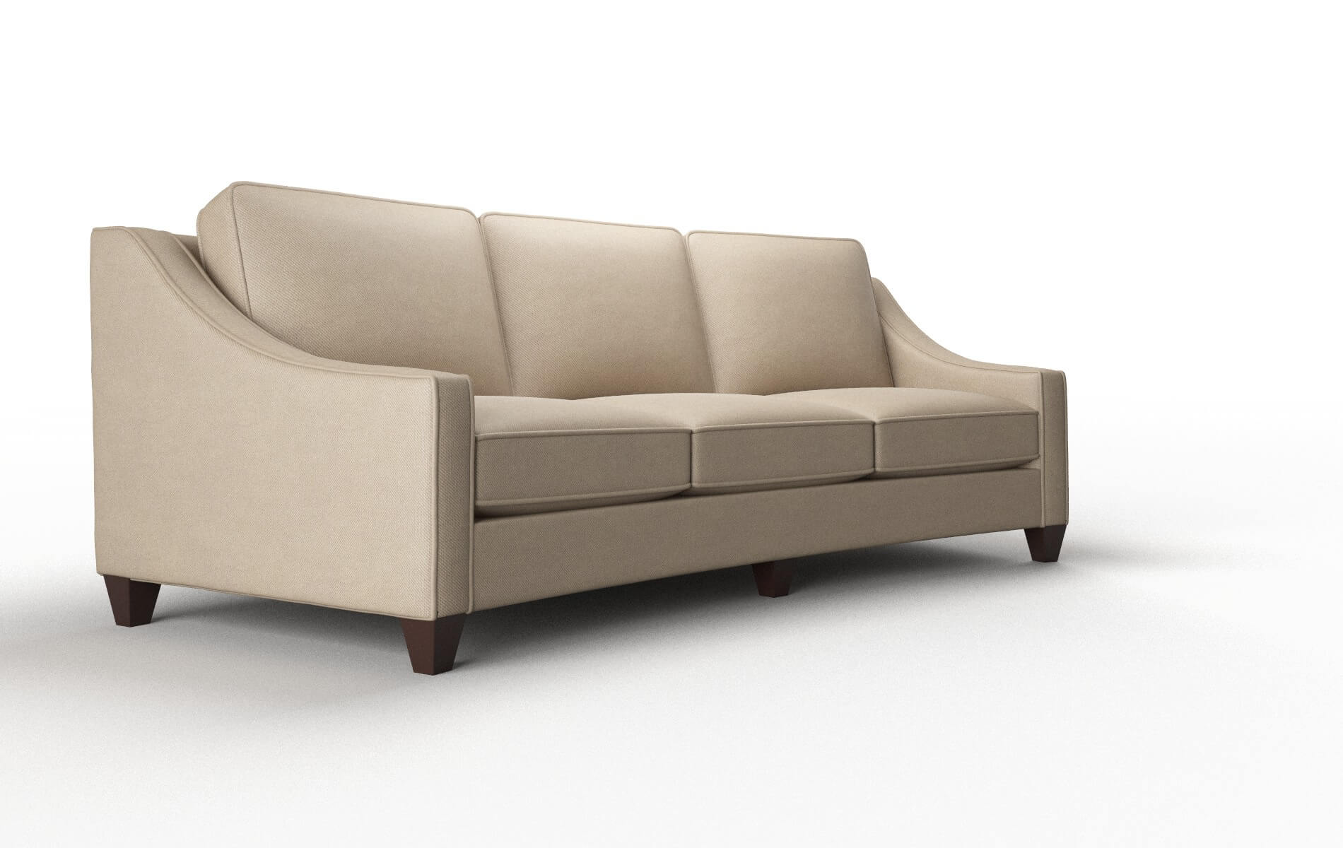 Sanda Chance Platinum Sofa espresso legs 2