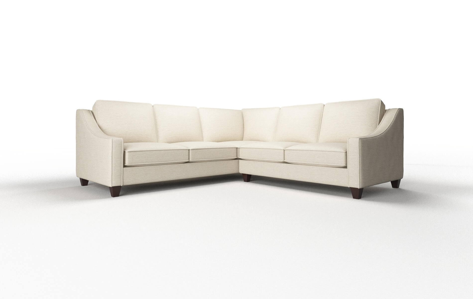 Sanda Chance Sand Sectional espresso legs 1