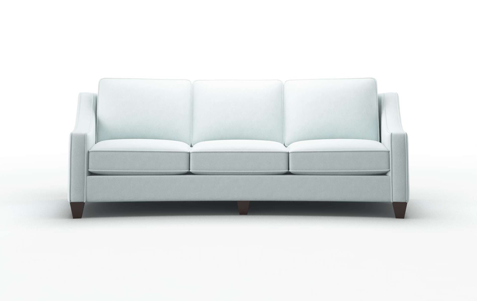 Sanda Clyde Cornflower Sofa espresso legs 1