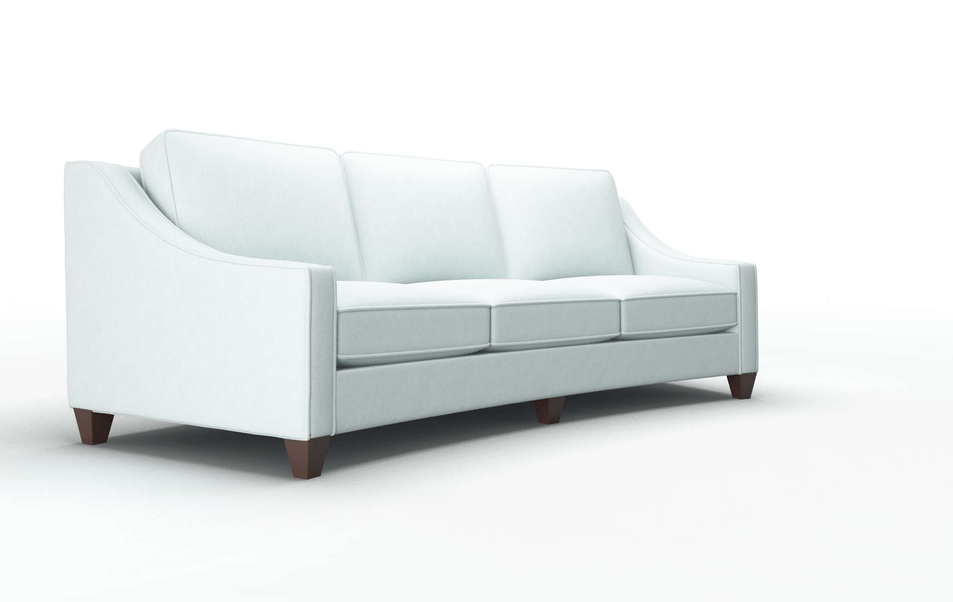 Sanda Clyde Cornflower Sofa espresso legs 2