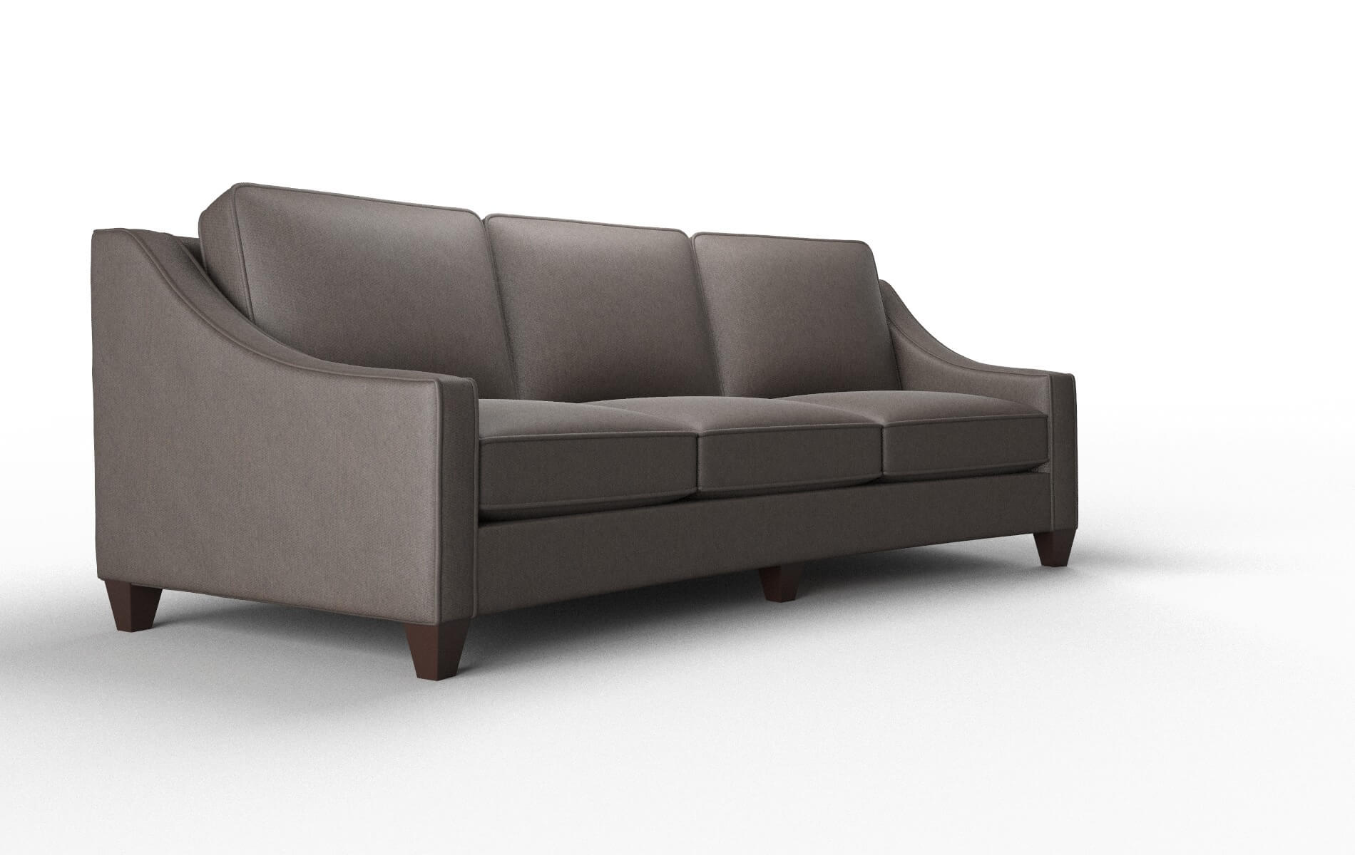 Sanda Cosmo Chocolate Sofa espresso legs 2