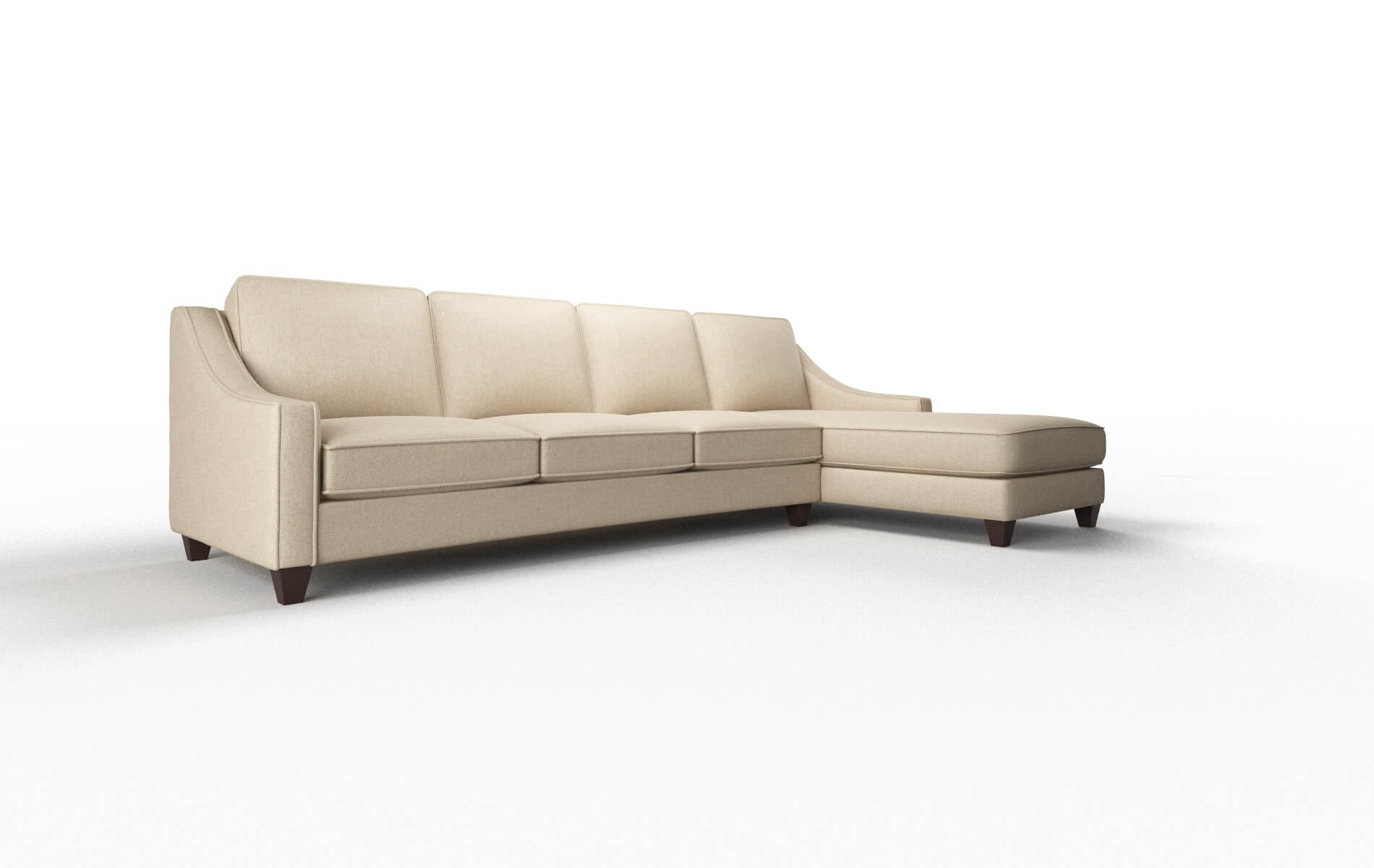 Sanda Cosmo Fawn Panel espresso legs 2