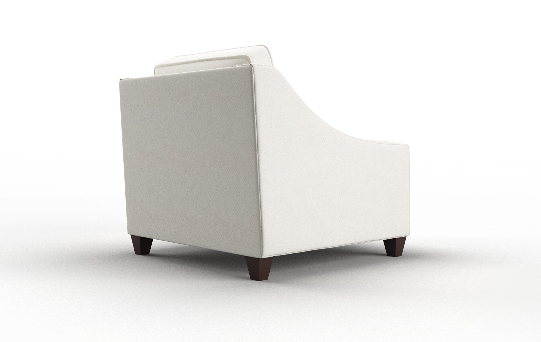 Sanda Cosmo Ivory Chair espresso legs 5