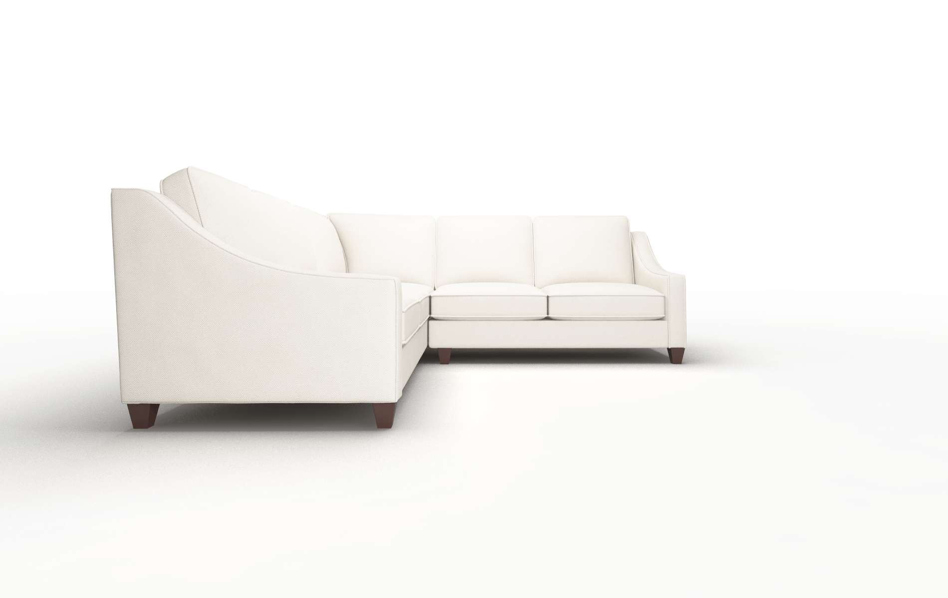 Sanda Dawson Sand Sectional espresso legs 2