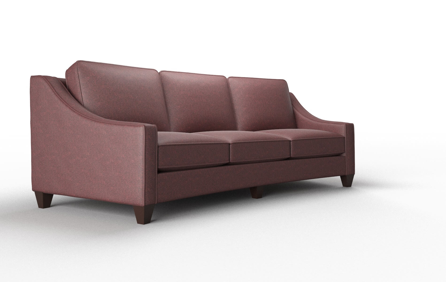 Sanda Derby Berry Sofa espresso legs 2