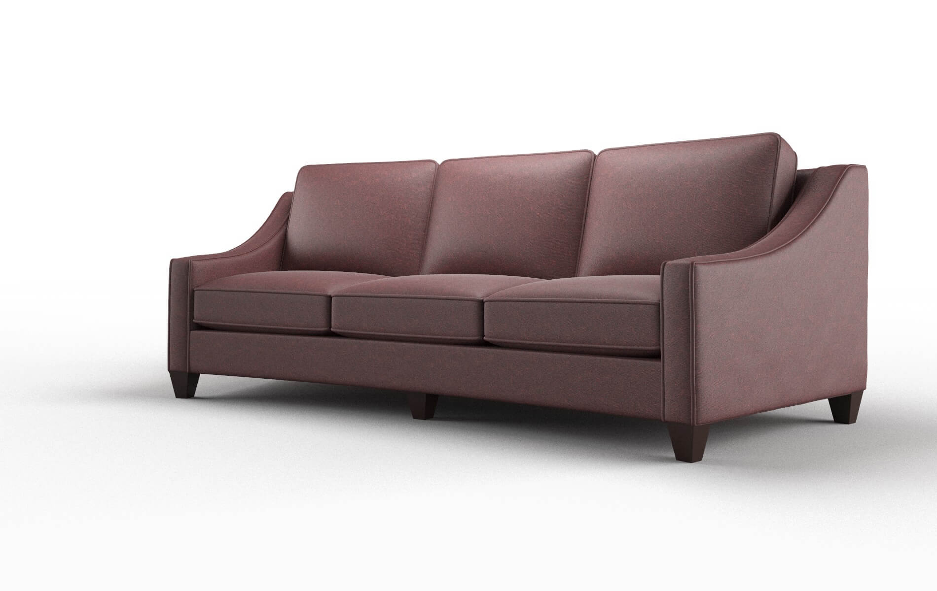 Sanda Derby Berry Sofa espresso legs 4