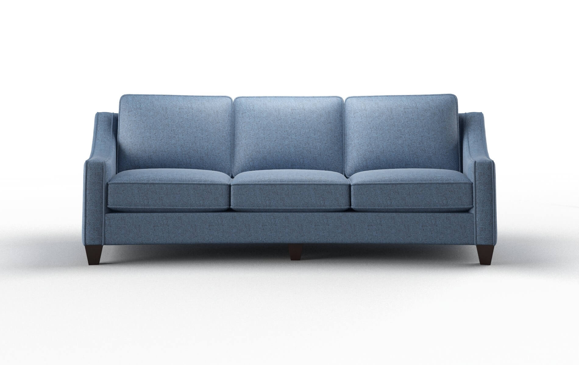 Sanda Derby Navy Sofa espresso legs 1